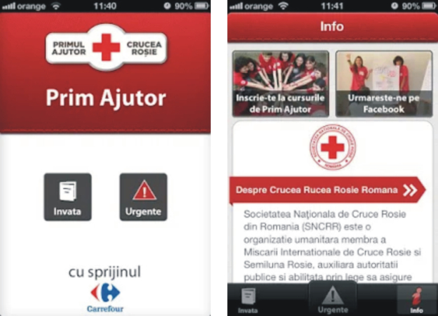 Aplicatia Prim Ajutor te ajuta sa fii intotdeauna pregatit in situatia unei urgente medicale!